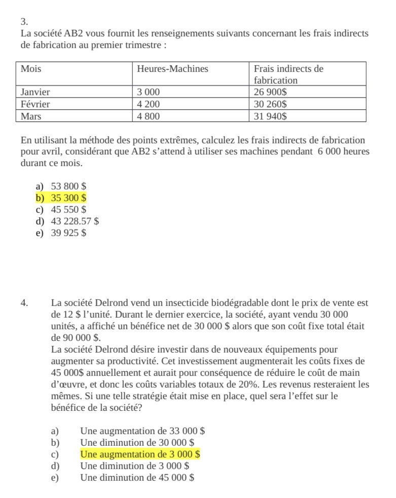 Est ce que je pourrais avoir une explication de