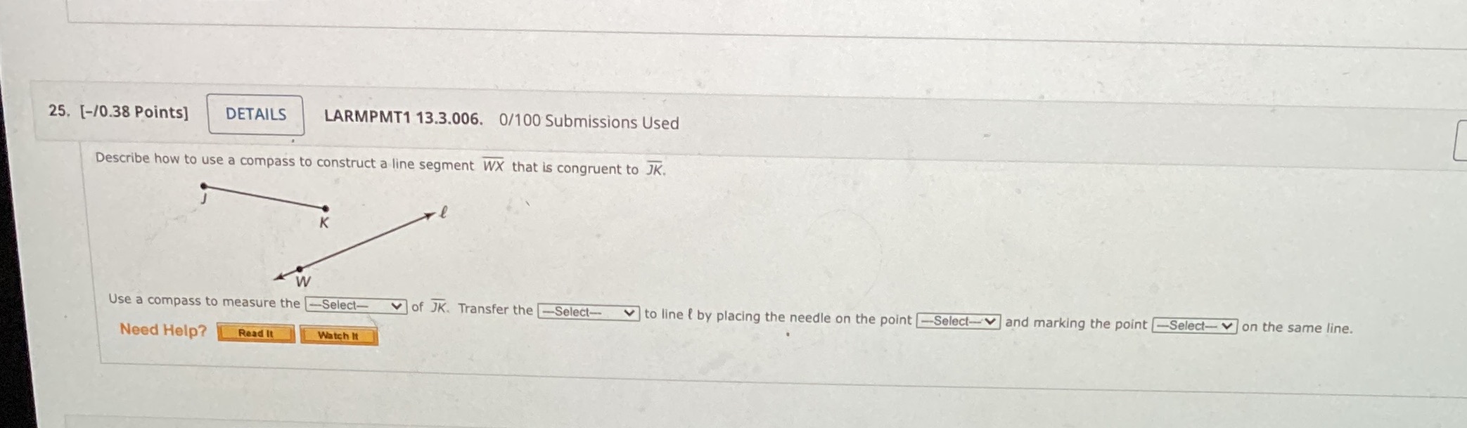 25. [-/0.38 Points] DETAILS LARMPMT1 13.3.006.