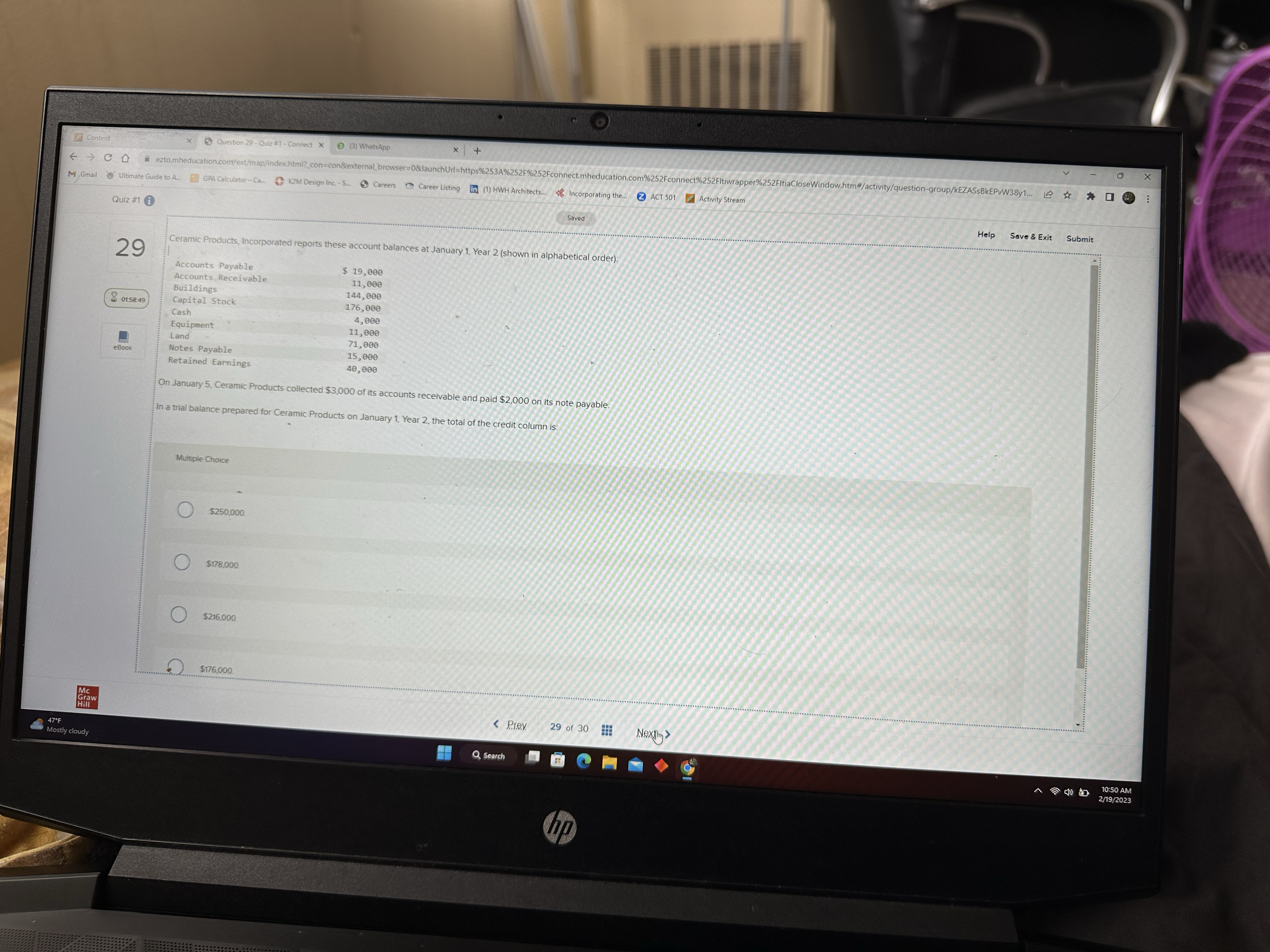 Content * + O X x Question 27 - Quiz #1 - Connect