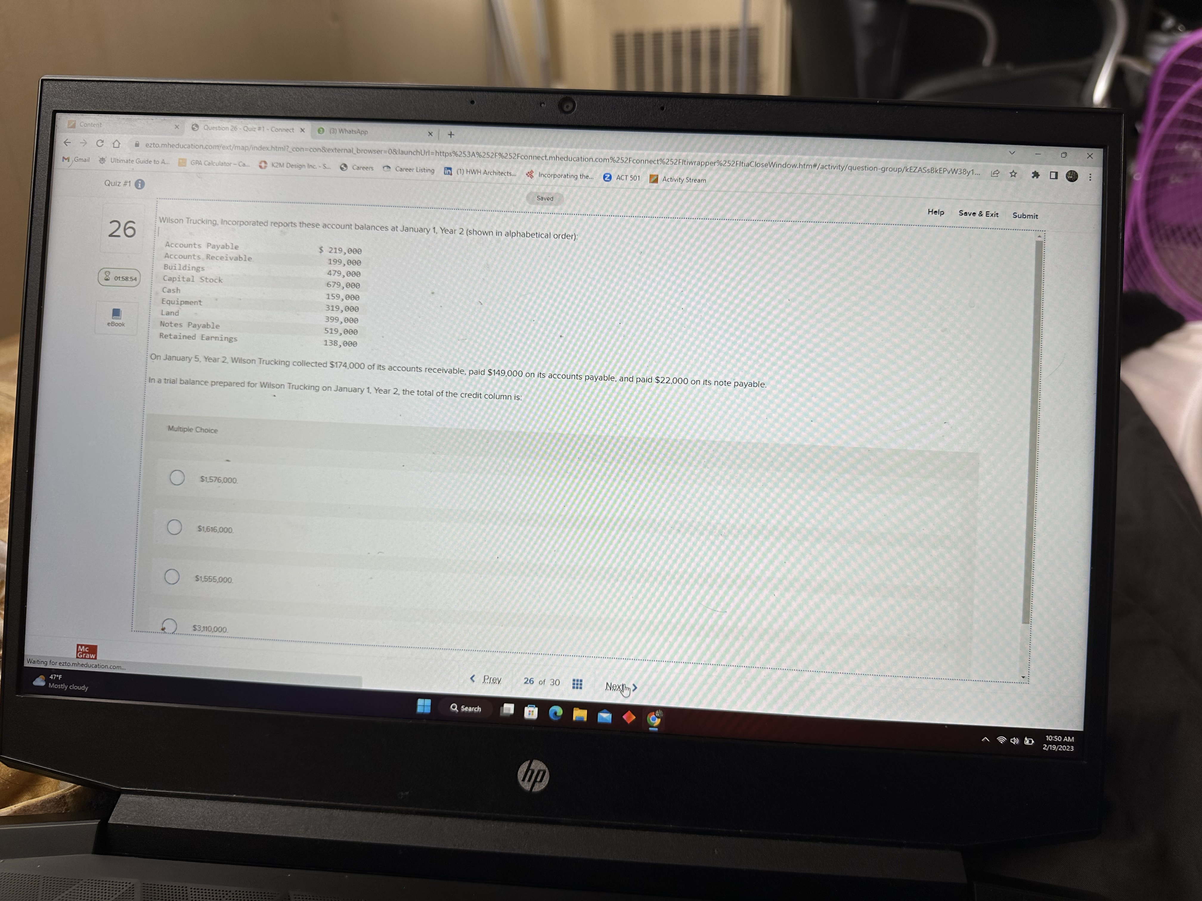 Content * + O X x Question 27 - Quiz #1 - Connect