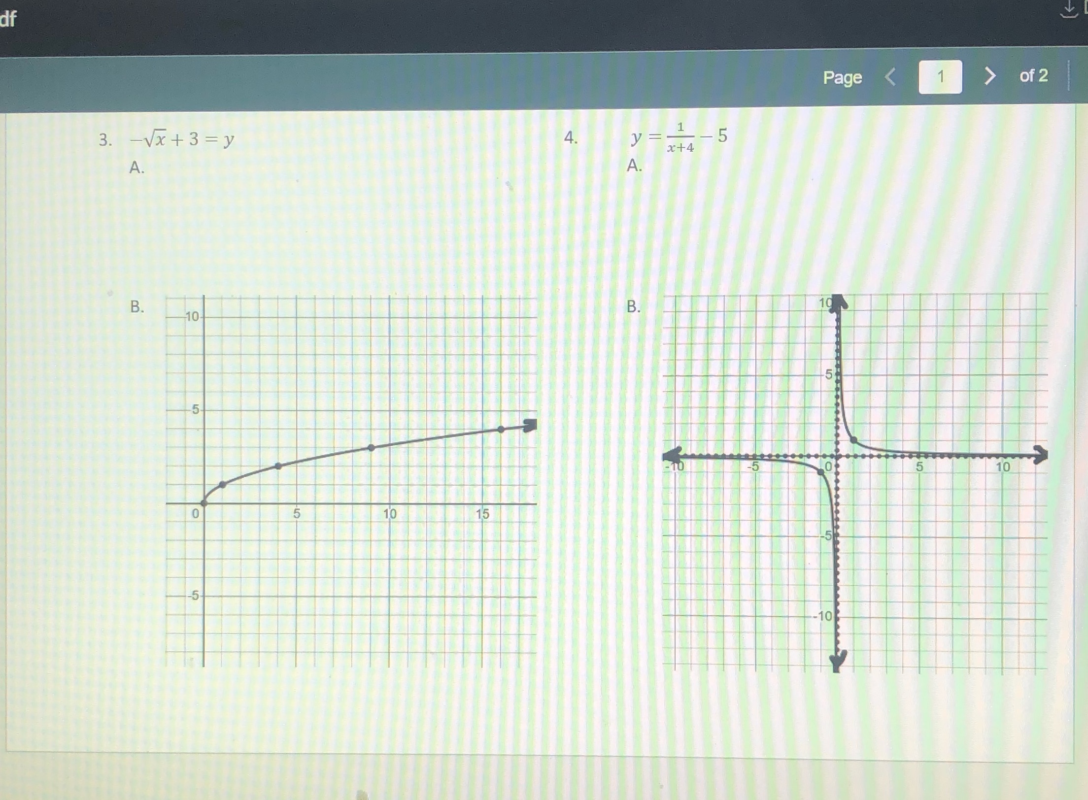 A. Describe The steps needed to transform the