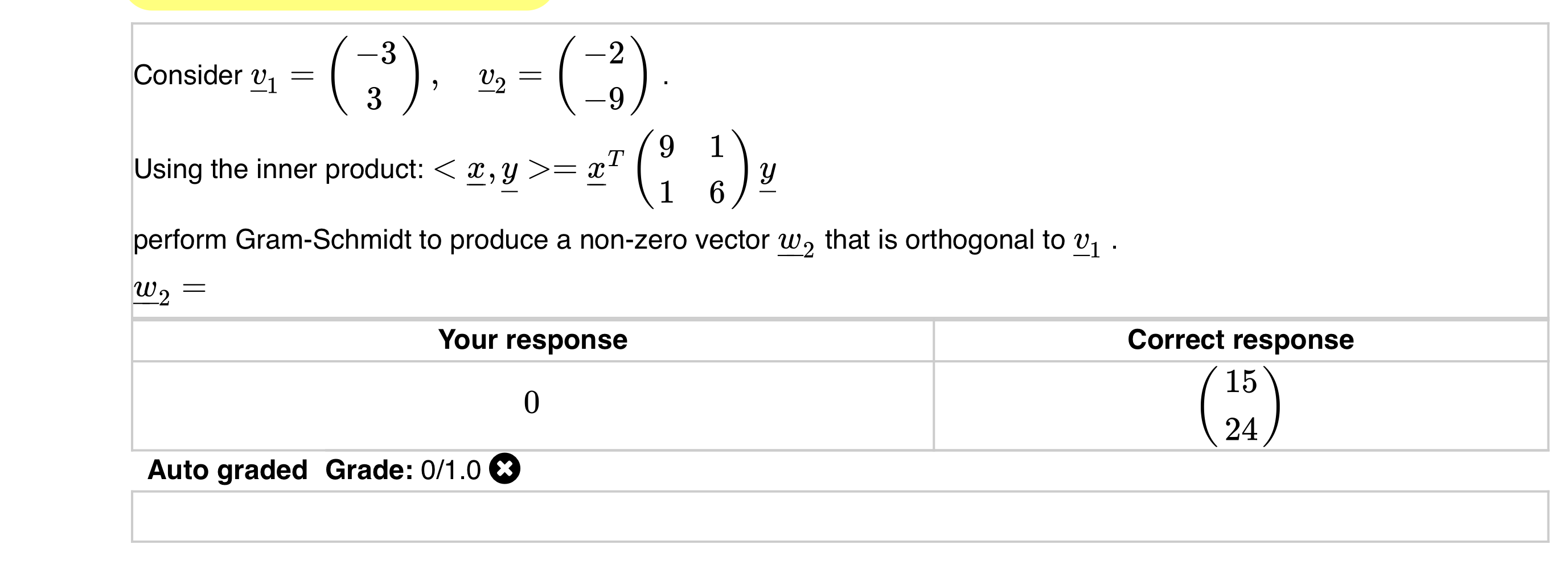 Consider P1(R) with the standard inner product <