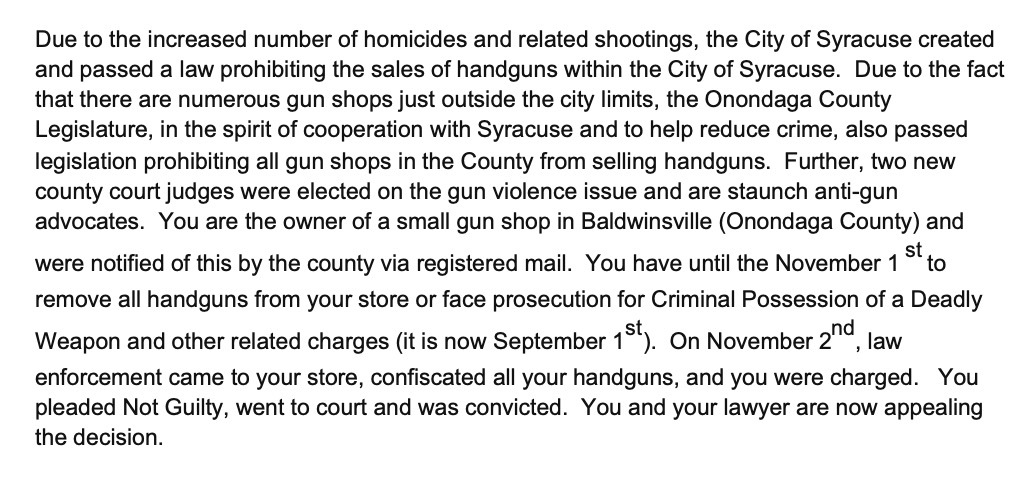 Due to the increased number of homicides and