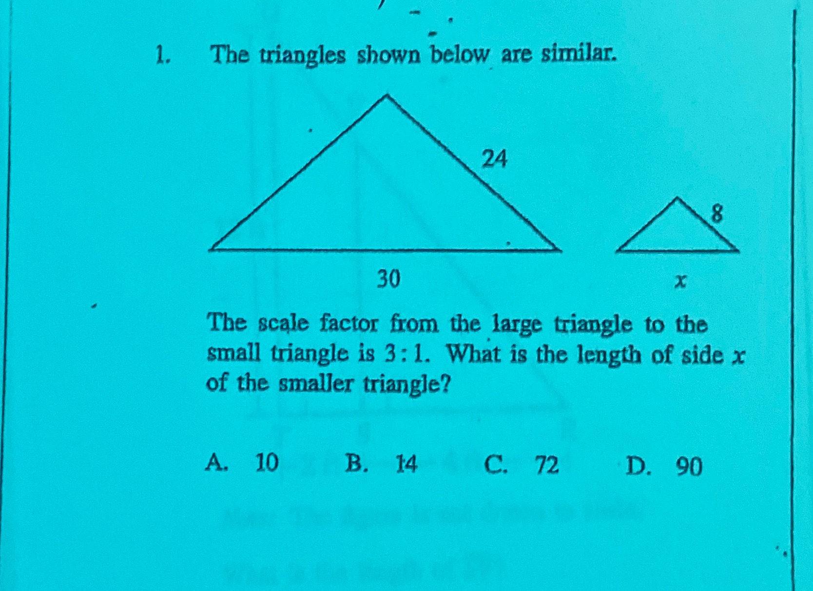 Please help answer this question!!! 1. The