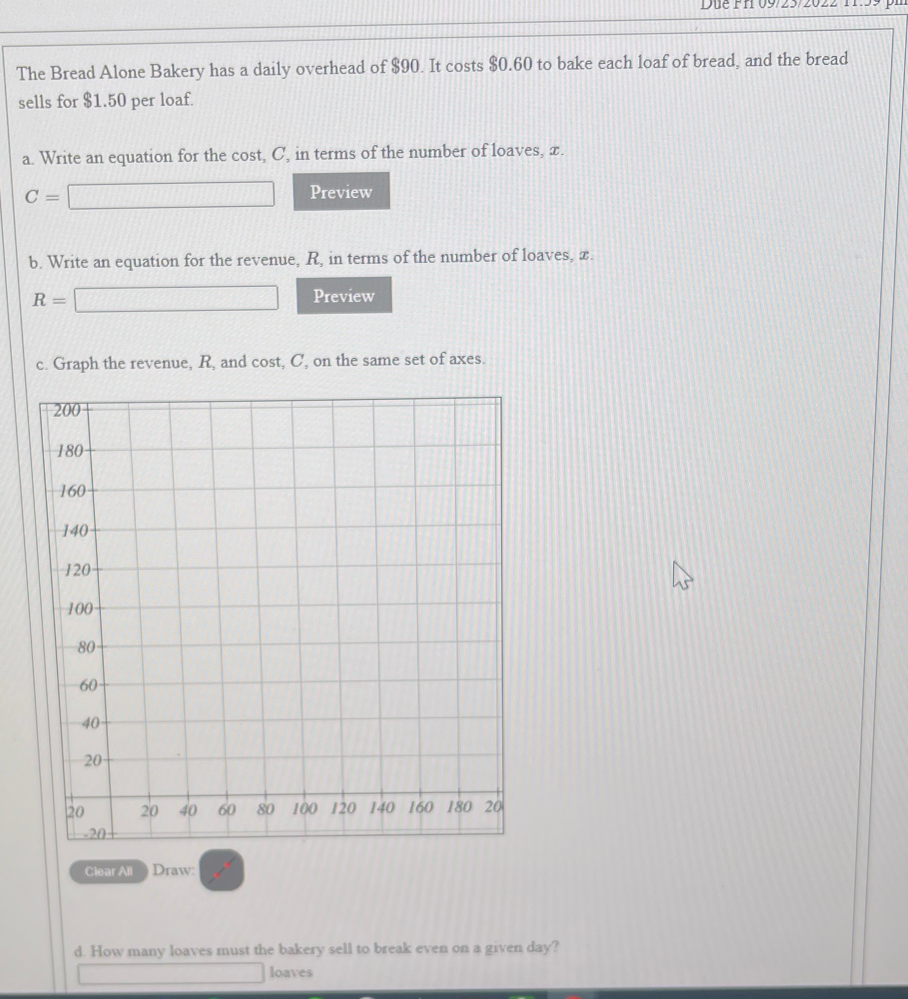 Need help with all of it The Bread Alone Bakery