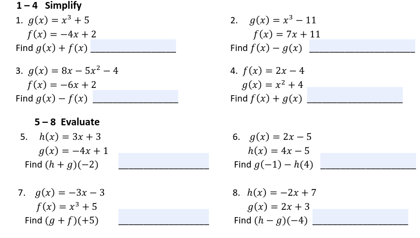 \f9 - 12 Simplify - Leave in Rational form 9.