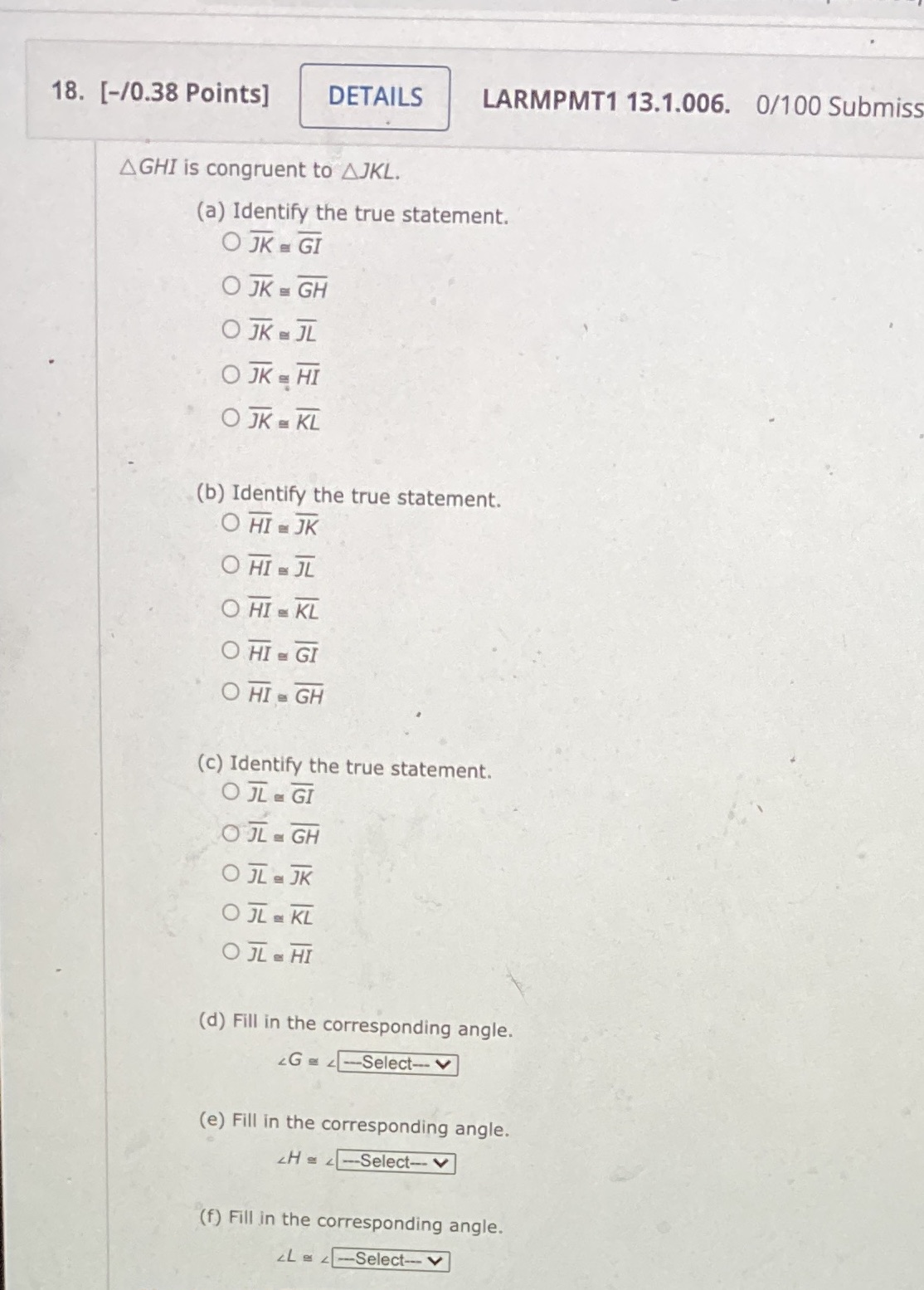 18. [-/0.38 Points] DETAILS LARMPMT1 13.1.006.