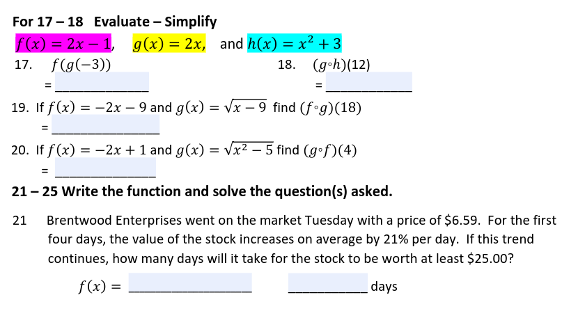 \f9 - 12 Simplify - Leave in Rational form 9.