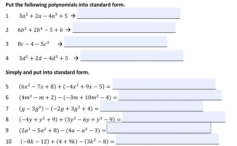 \f9 - 12 Simplify - Leave in Rational form 9.