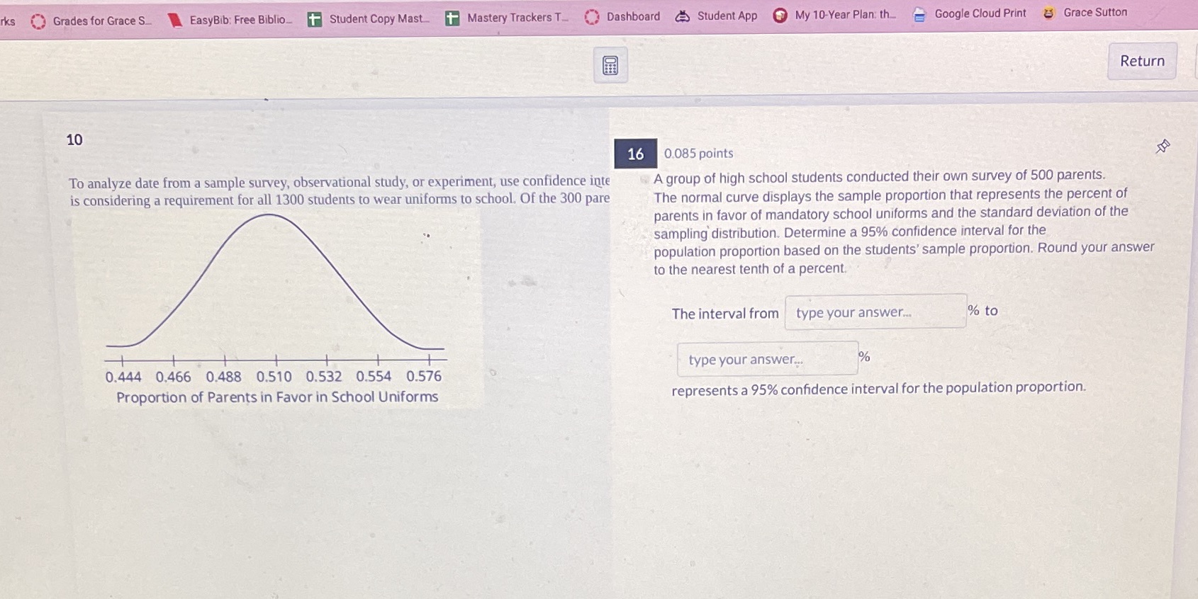 rks Grades for Grace S_. EasyBib: Free Biblio_ +