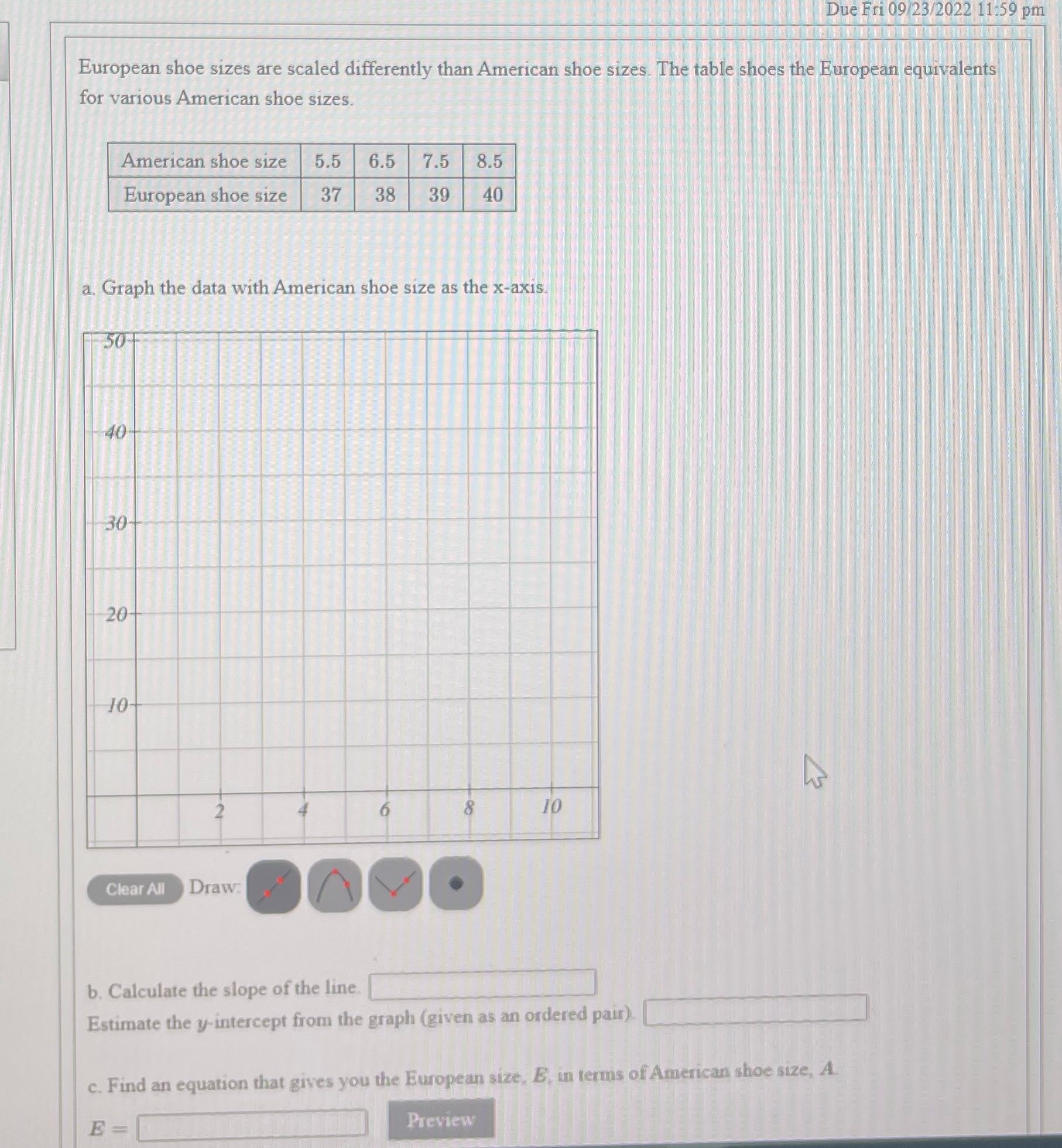 Need help with all Due Fri 09/23/2022 11:59 pm