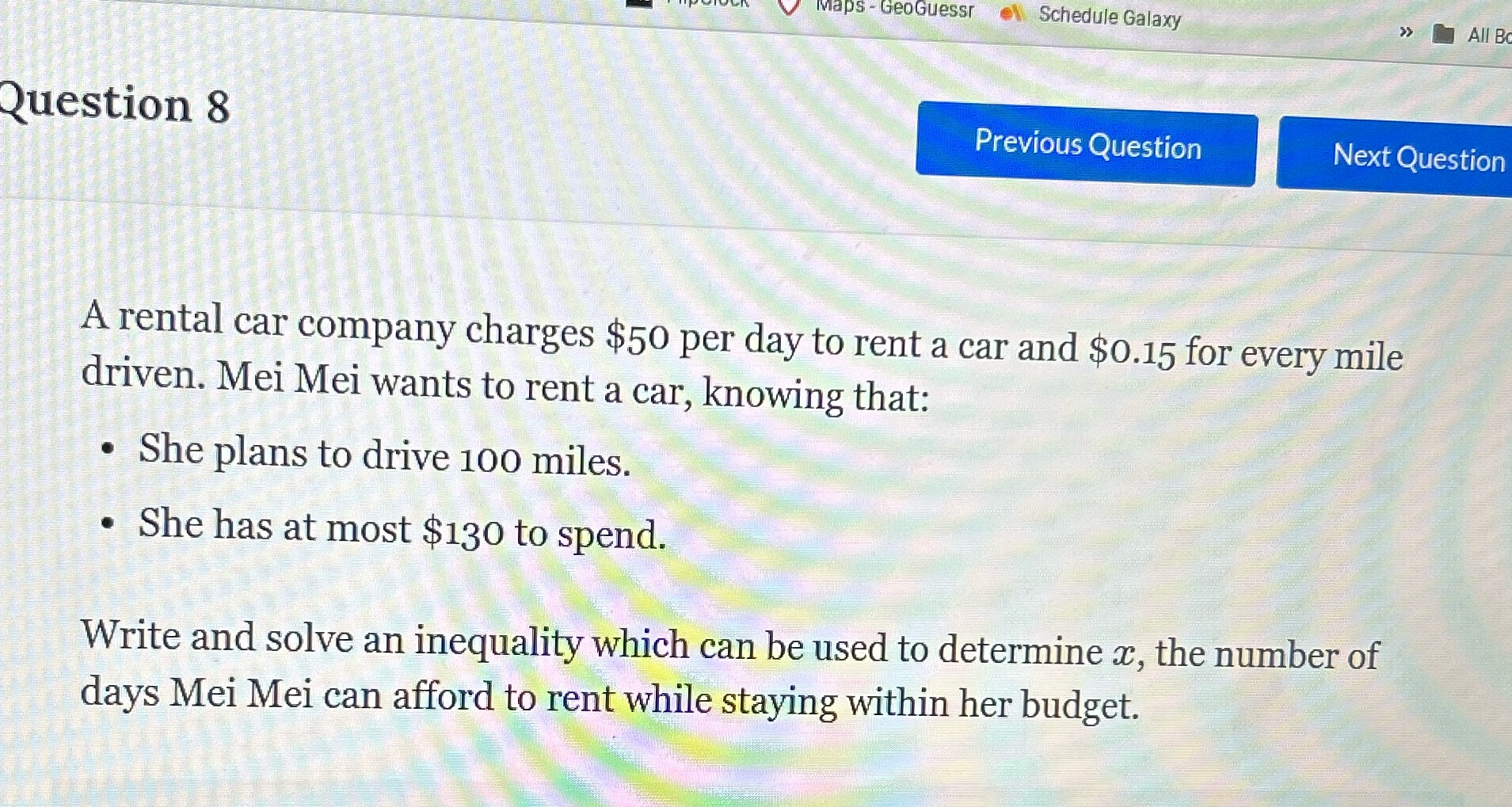 Maps - GeoGuessr Schedule Galaxy  style=