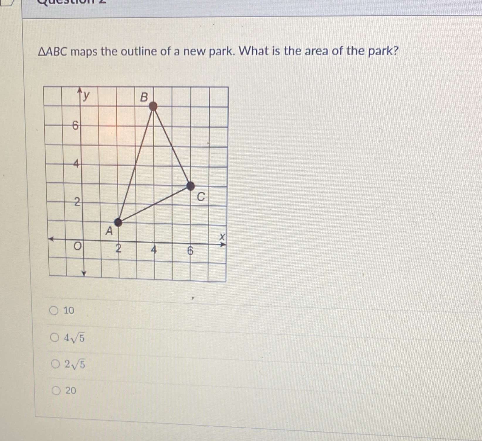 AABC maps the outline of a new park. What is the
