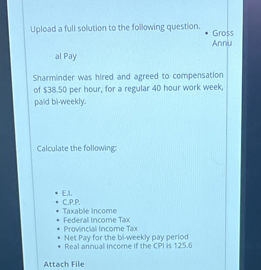 l l 1 Upload a full solution to the following