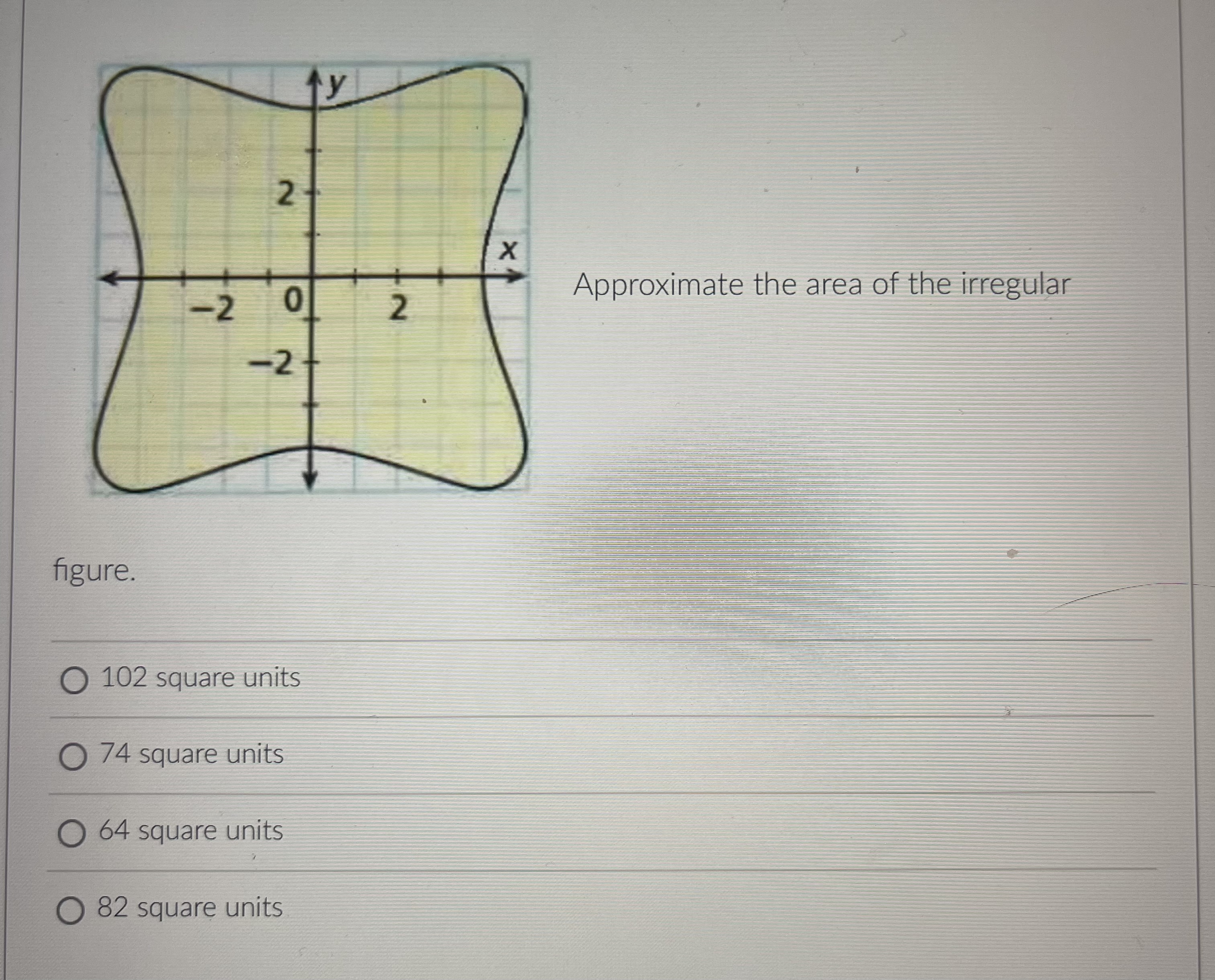 Need help figuring out area of irregular figures