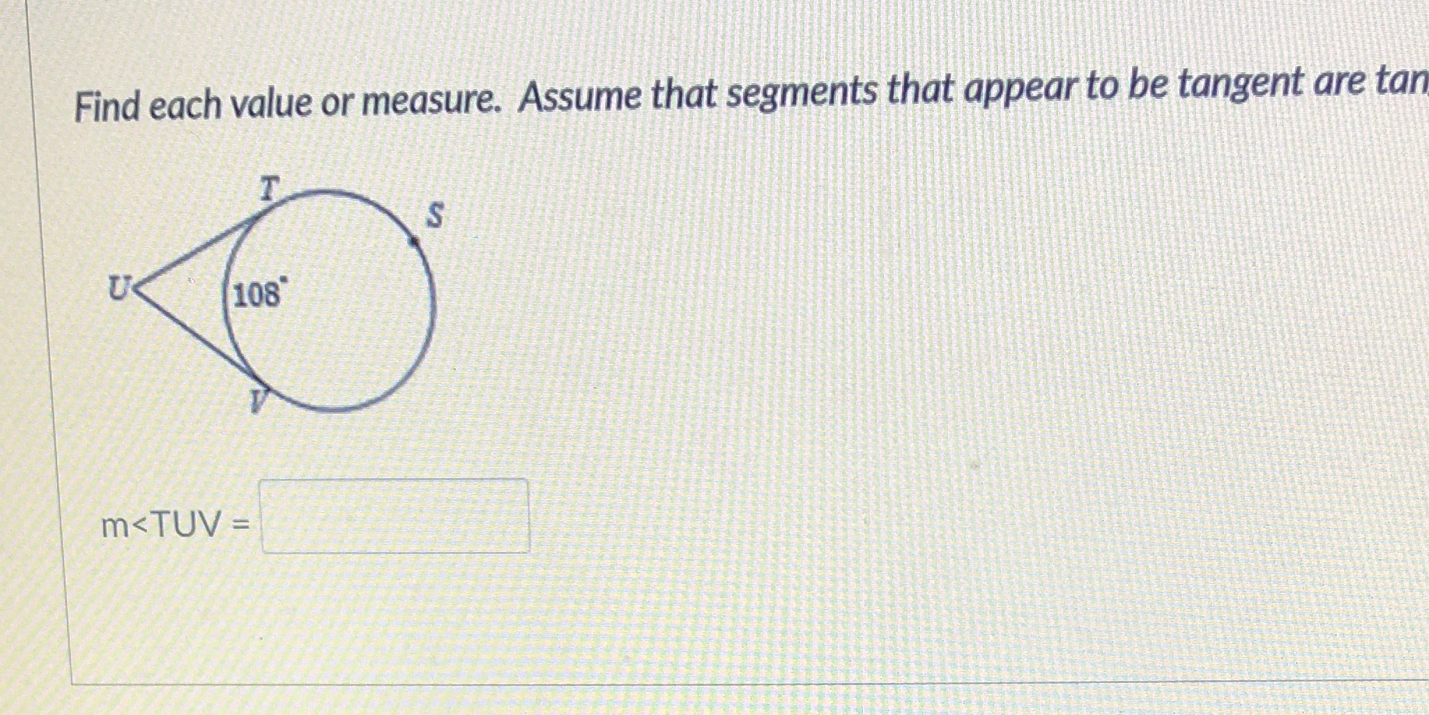 Find each value or measure. Assume that segments
