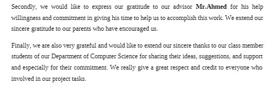 Secondly, we would like to express our gratitude