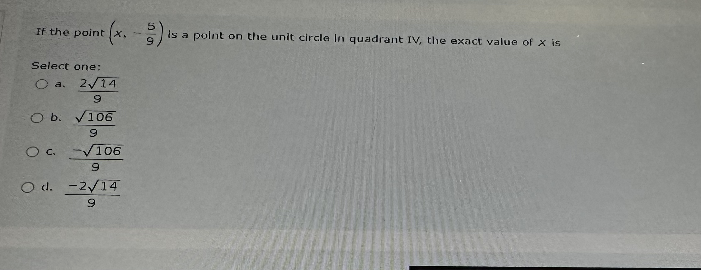 Question 19 To solve the equation 16*+4= 64** -J,