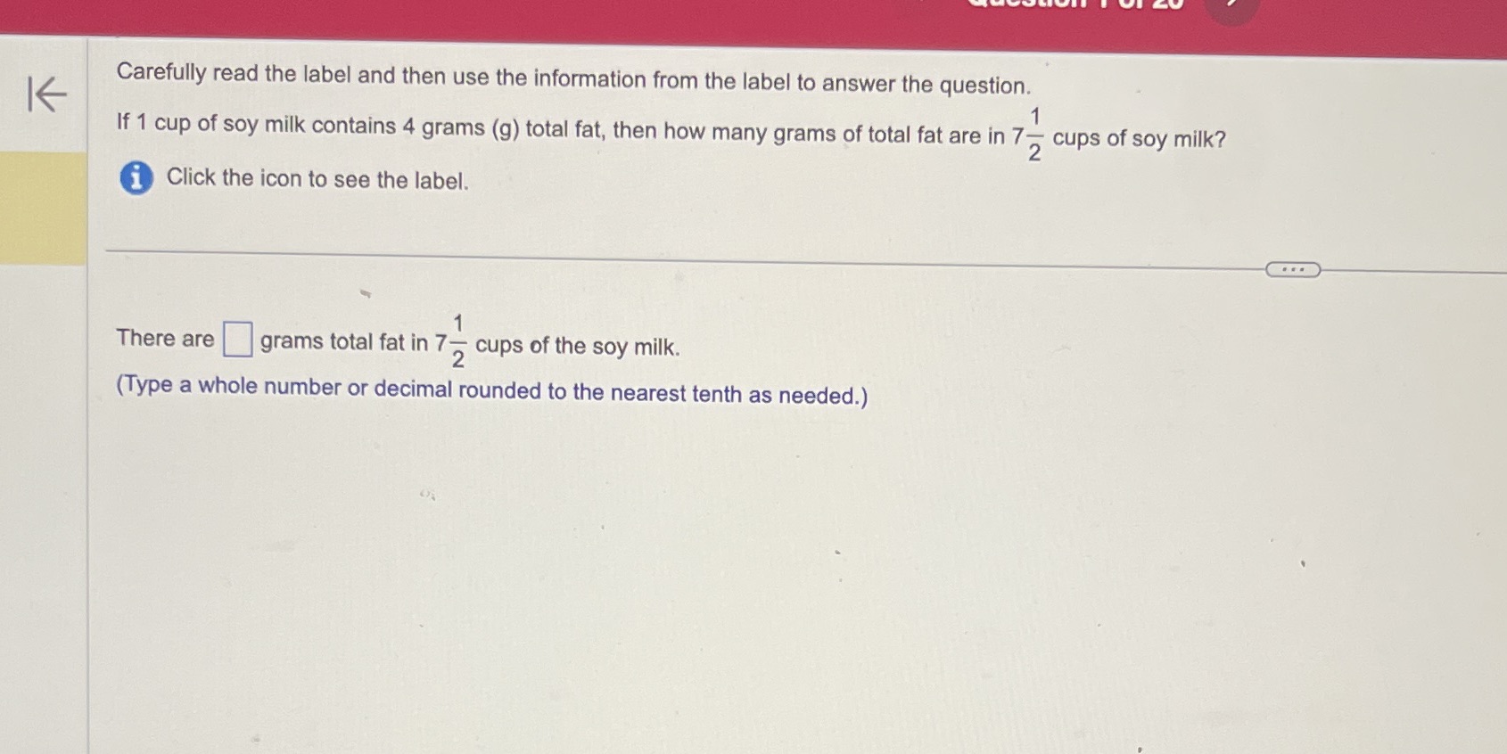 I6 Carefully read the label and then use the