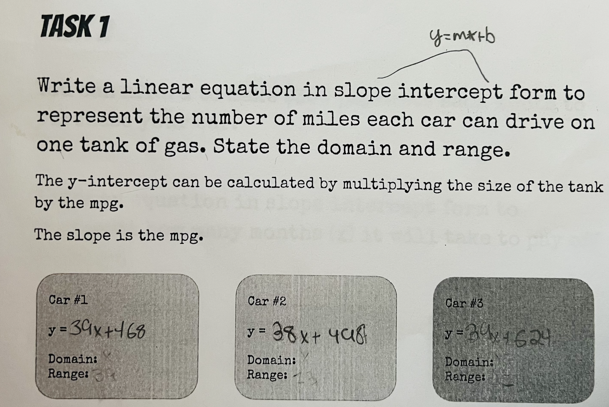 ms\" (gamxeb /\\ Write a linear equation in slope