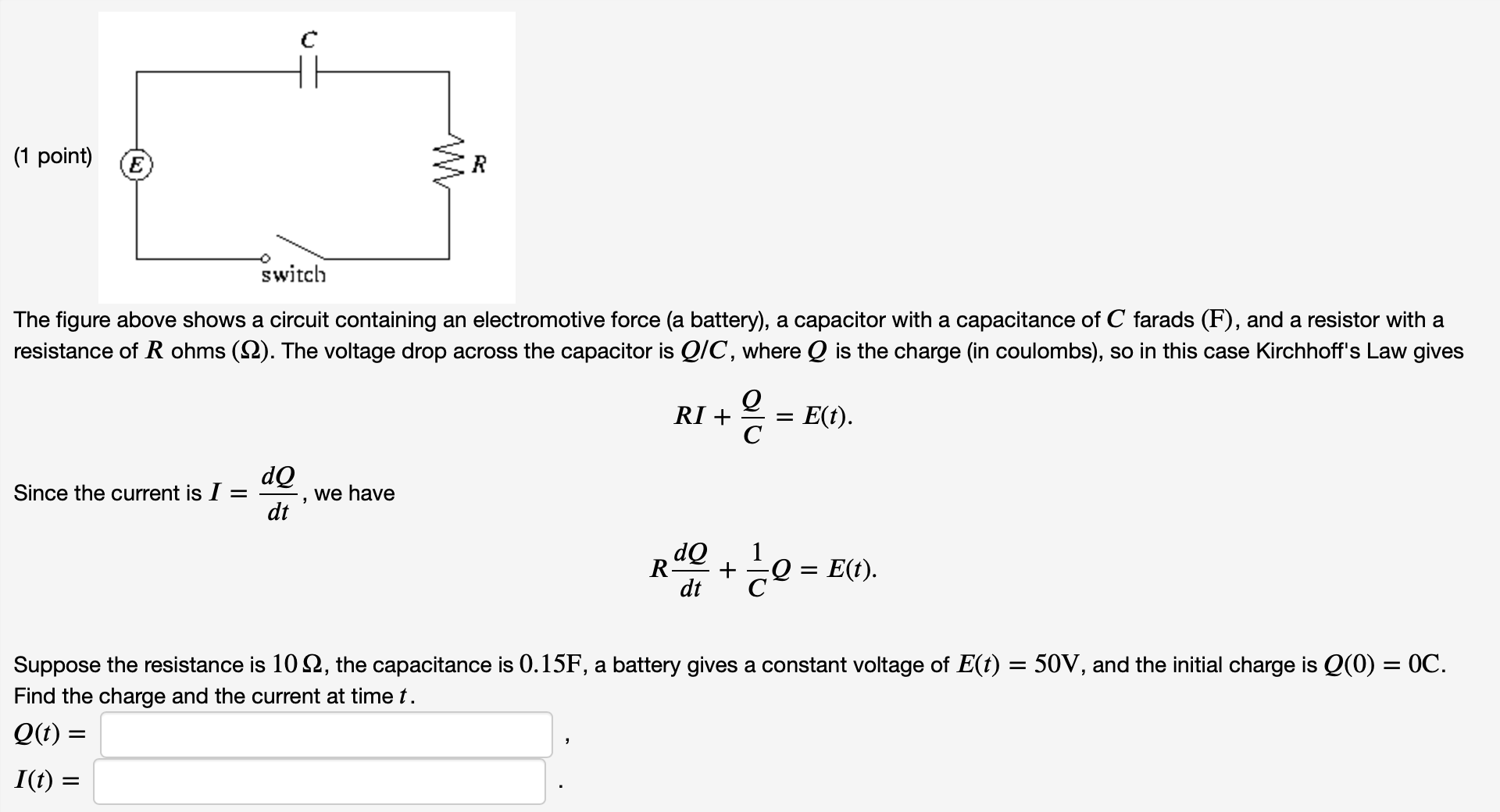 Please see attachment for questions. (1 point) R