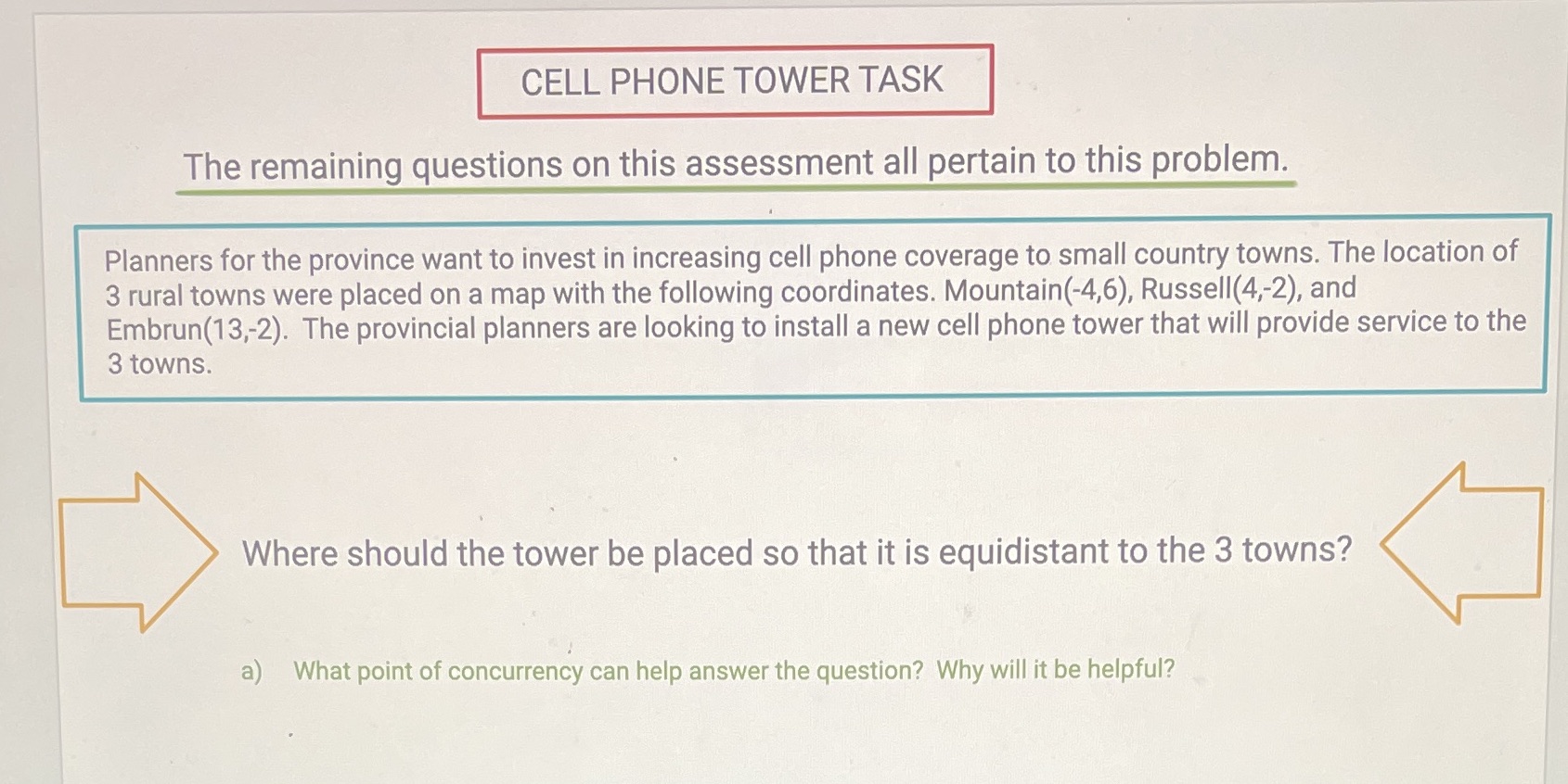 Please read attachment below and MAKE A PLAN and