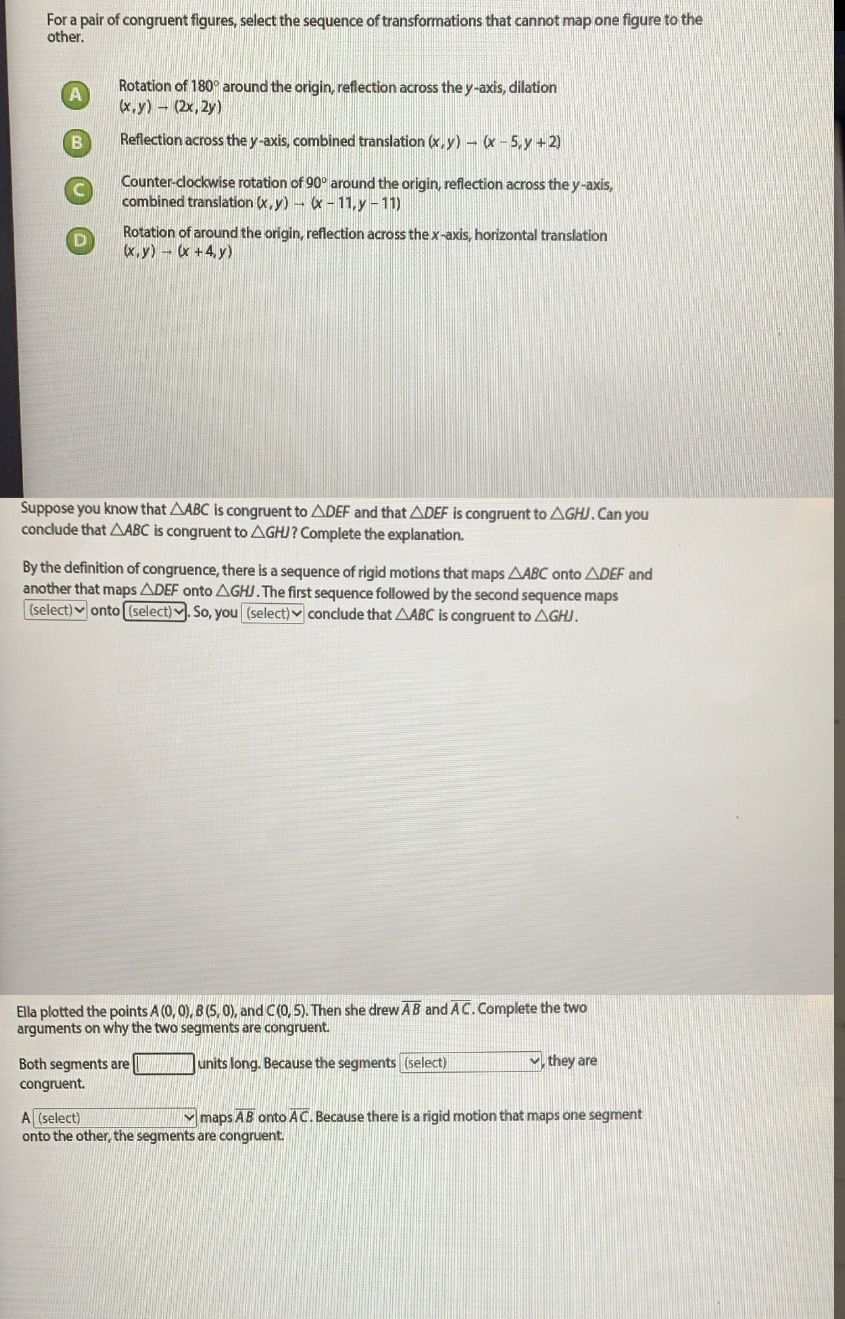 Top question just select a,b,c or d. For the
