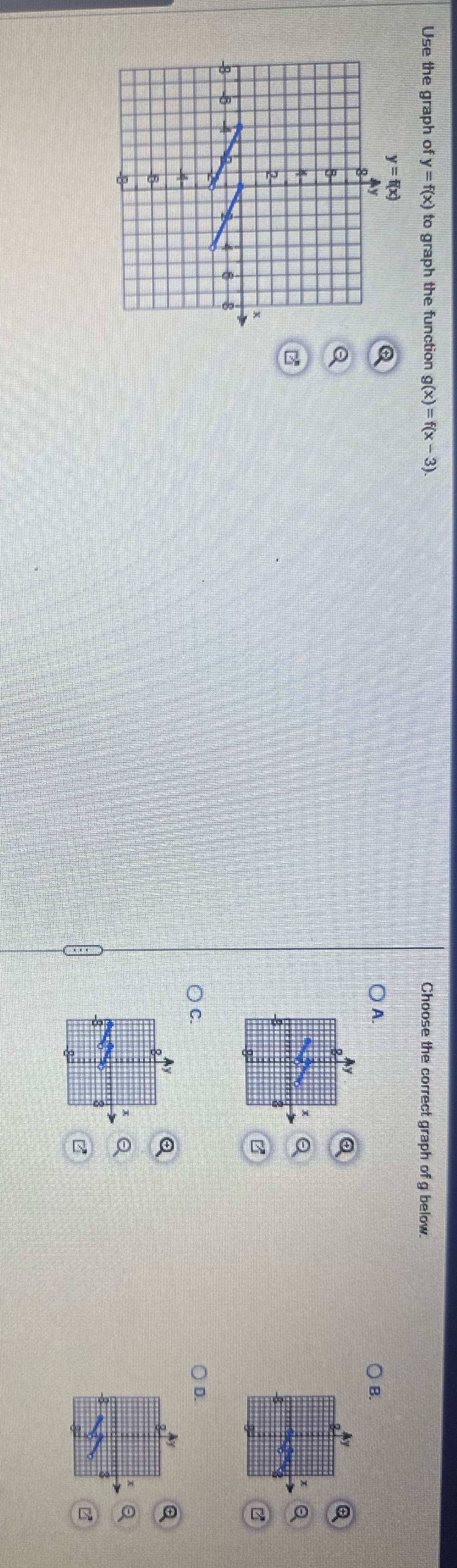 Use the graph of y = f(x) to graph the function
