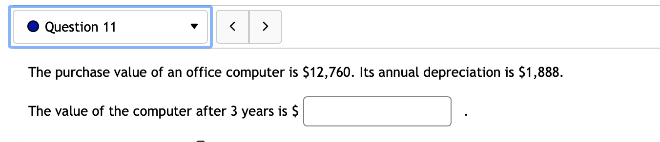 0 Question 11 v <  style=
