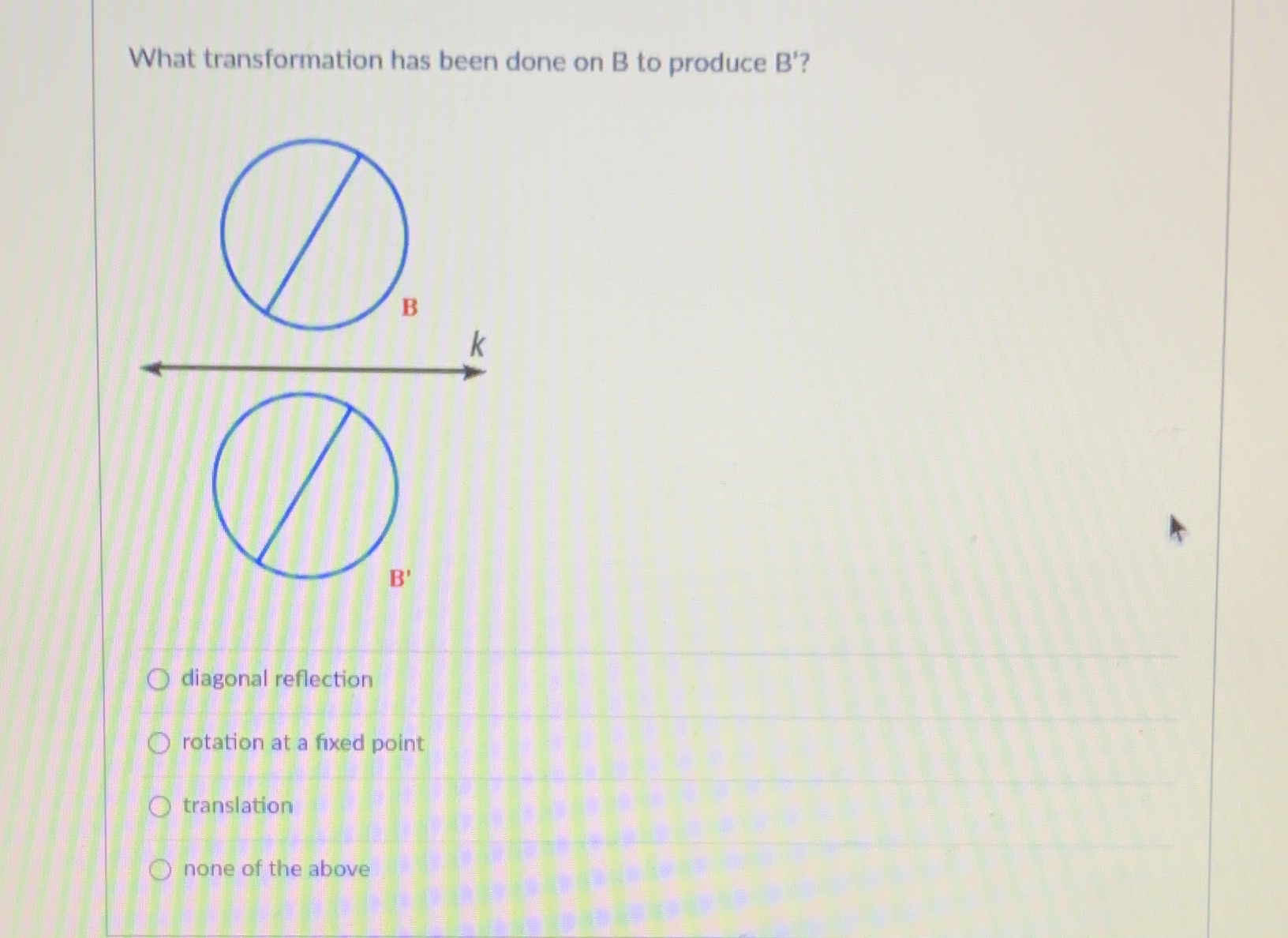 What transformation has been done on B to produce