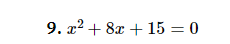 Solve each equation using the zero-product