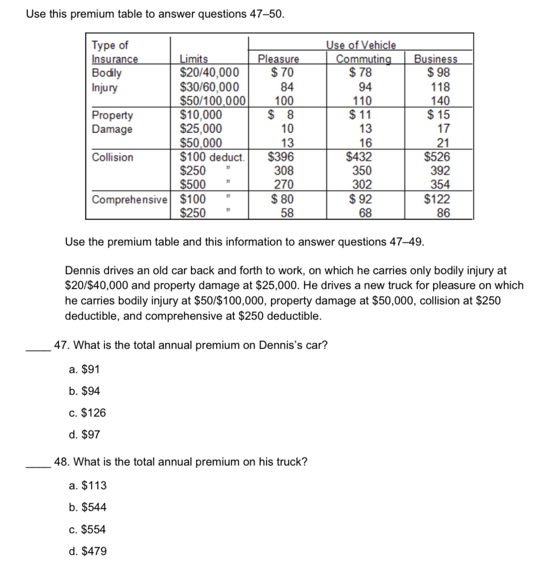 Business math These are the 2 questions that come