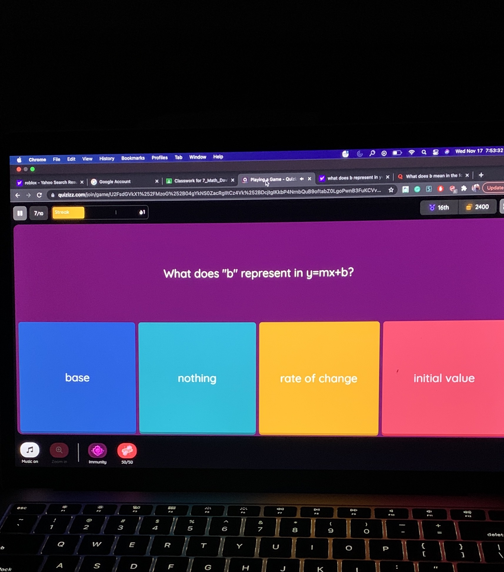 GOOD Q Wed Nov 17 7:53:3 Chrome File Edit View