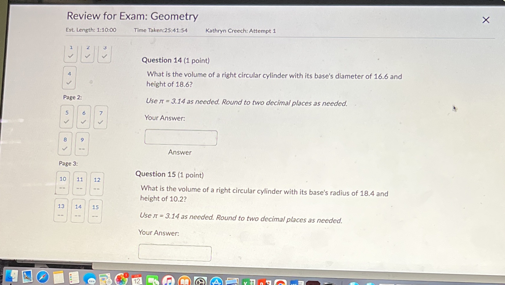 Need 14 and 15 please Review for Exam: Geometry X