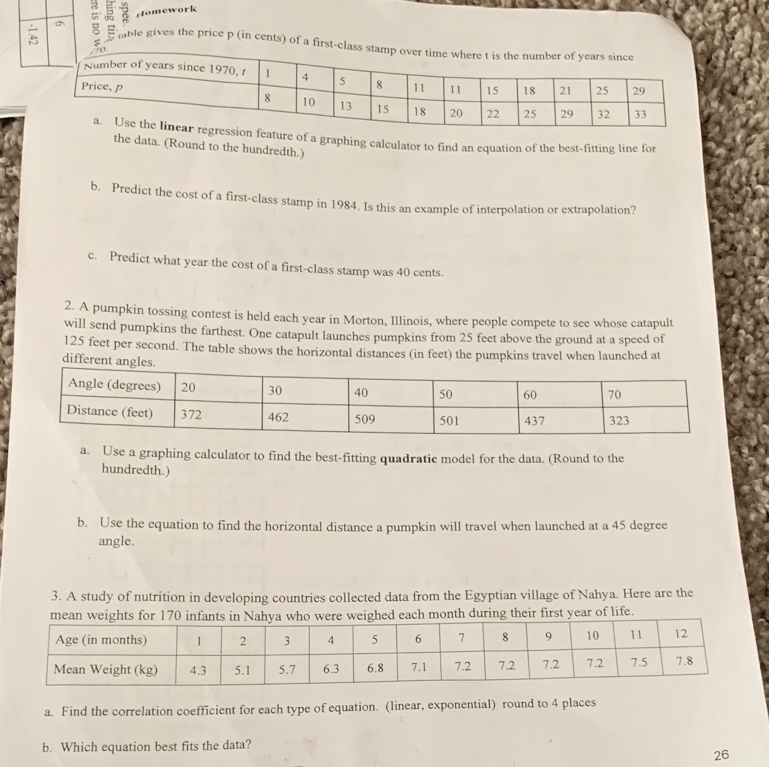 spee Homework am dun re is no wi E. ble gives the