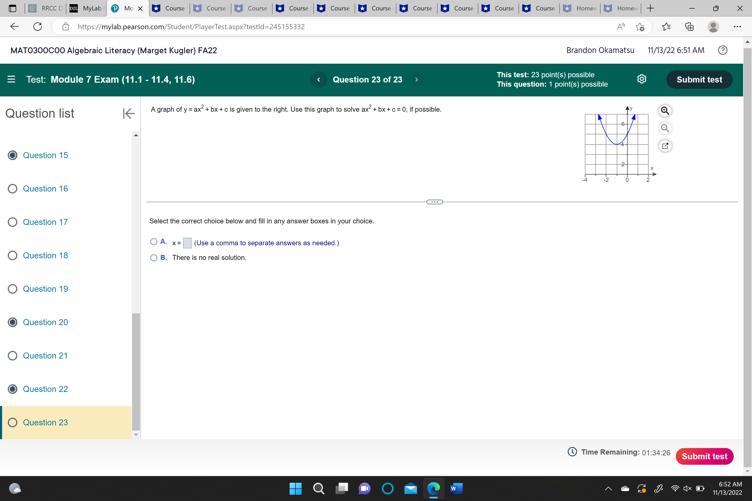 @ RRCC D D2L MyLab @ Mo X Course Course | Course