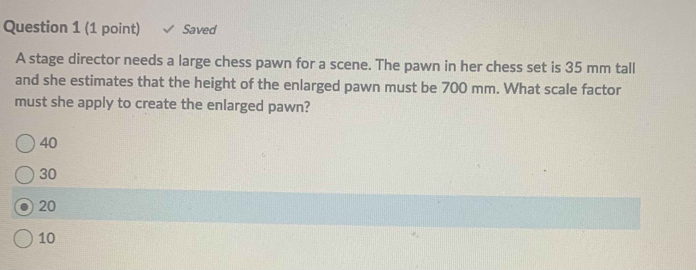 I need help finding the right answer in this