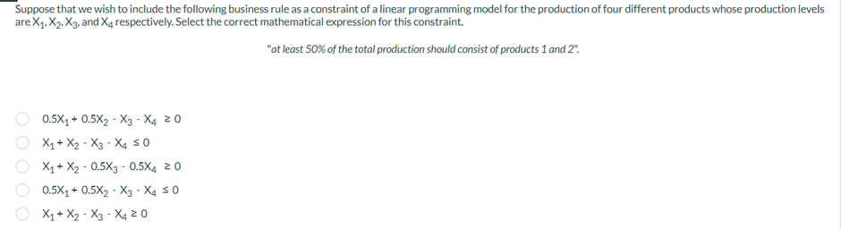 Suppose that we wish to include the following