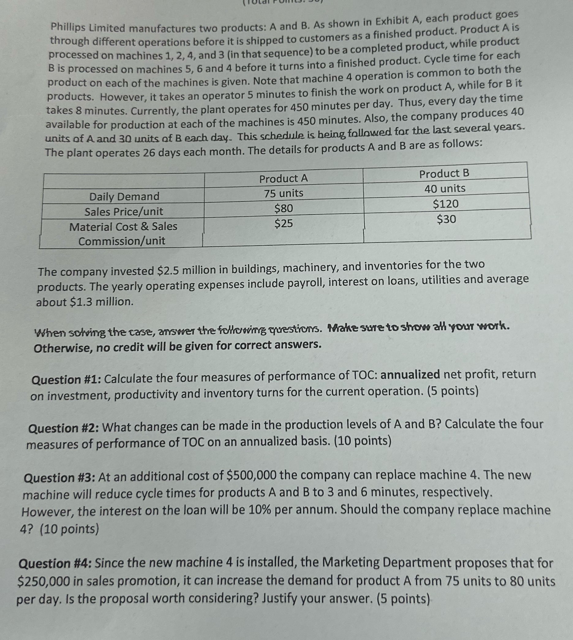 Please answer #4 NOT question 1, 2 or 3 Phillips