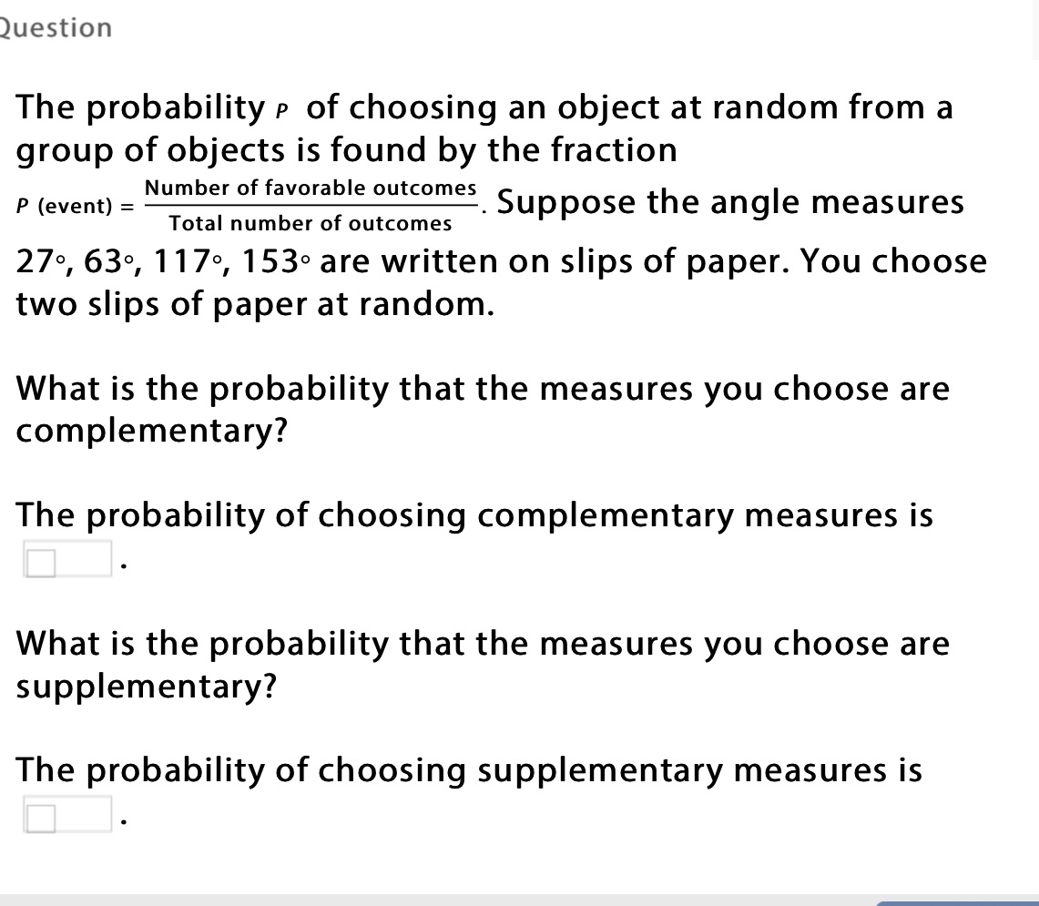 Answer the following question Question The