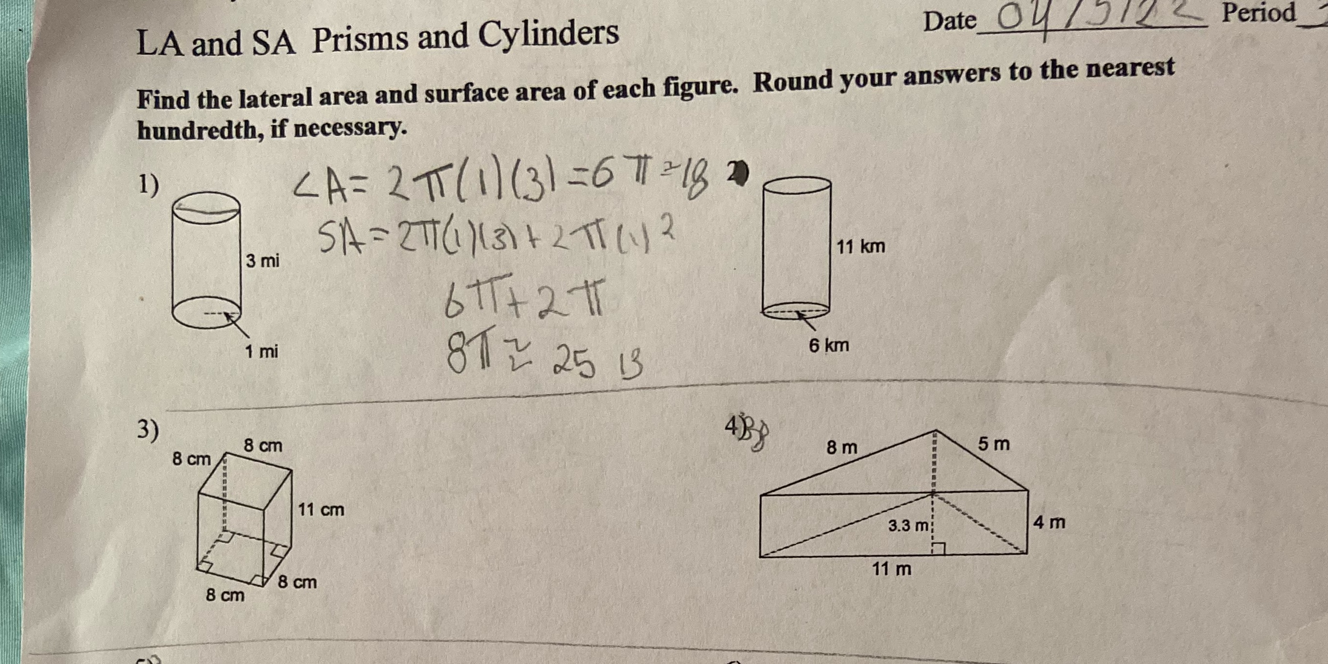 I need know if the 1 is correct and help with