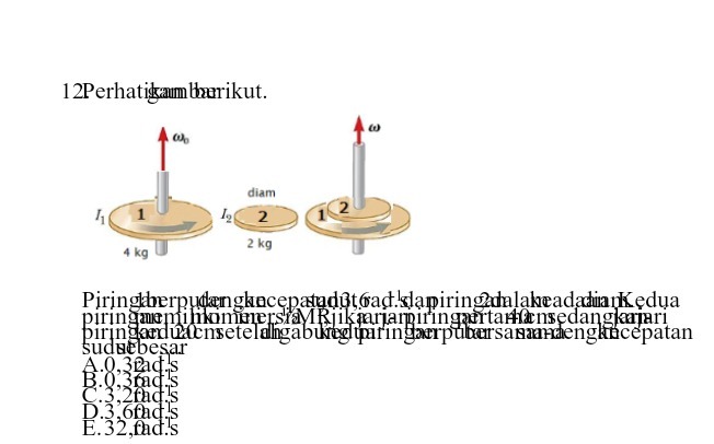 12Perhatikaumbrorikut. diam 1 2 2 2 kg 4 kg