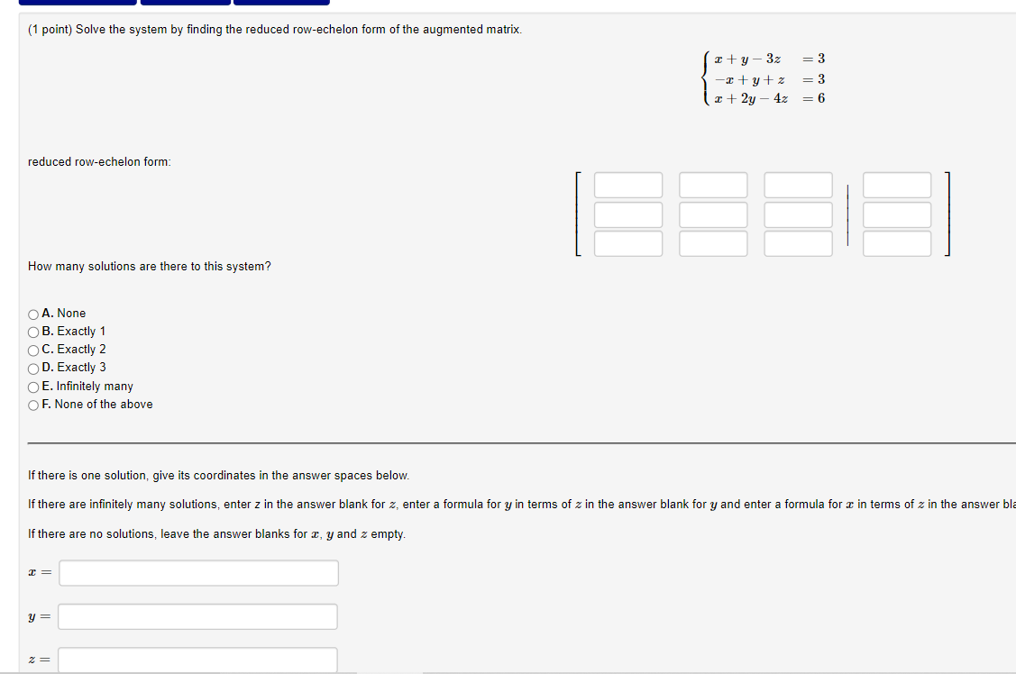 (1 point) Each graph below is the graph of a