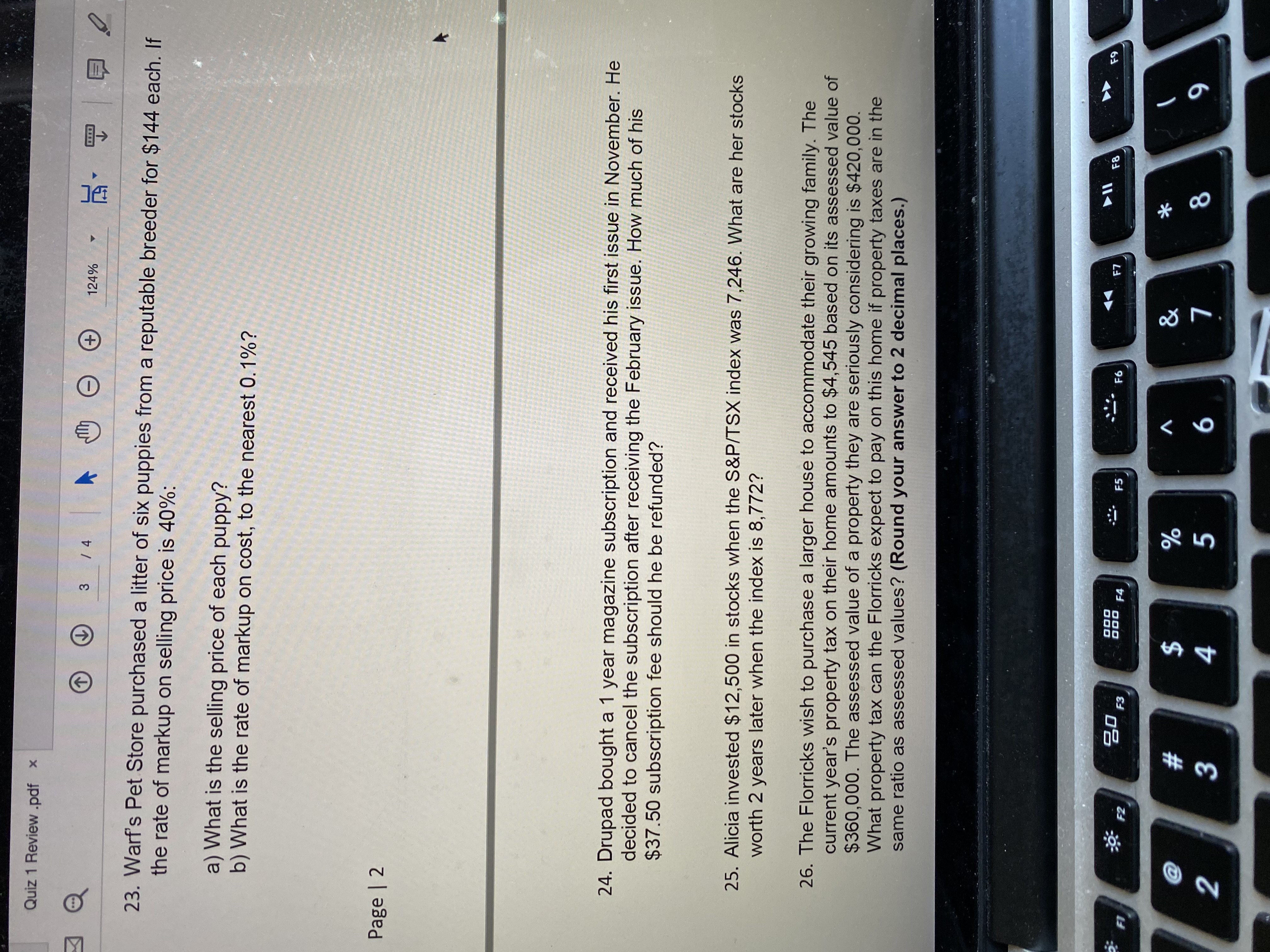 Is Quiz 1 Review .pdf x X 1 14 124% " 10. What