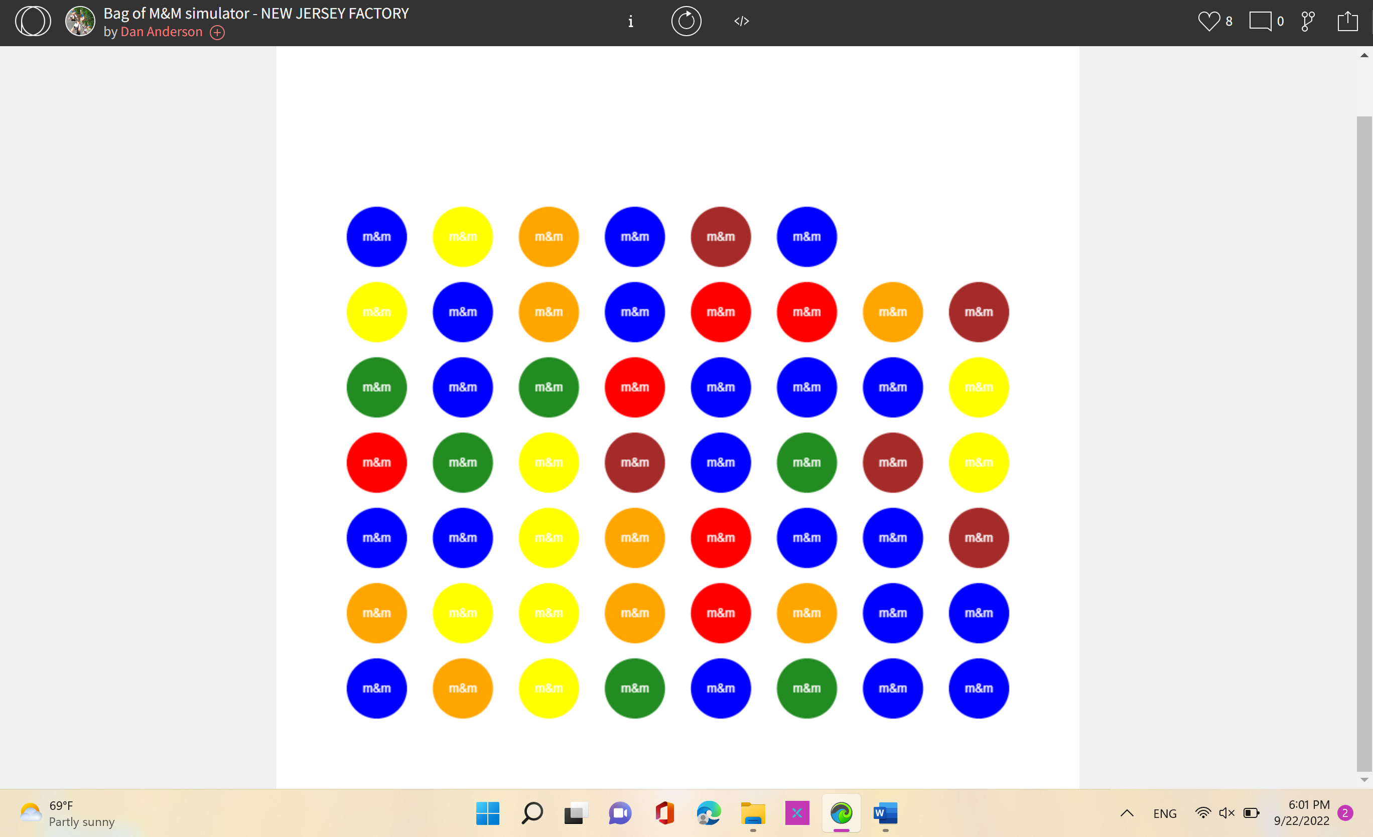 1. Include a screenshot image below of your