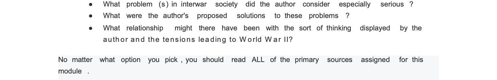 o What problem (s)in intenivar society did the