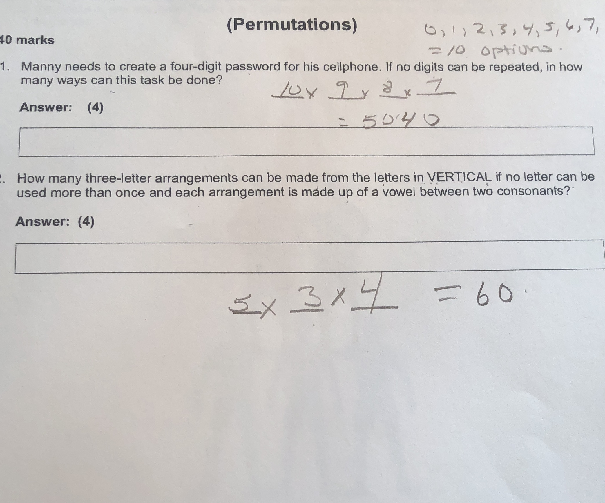 Please let me know if I am solving this correct