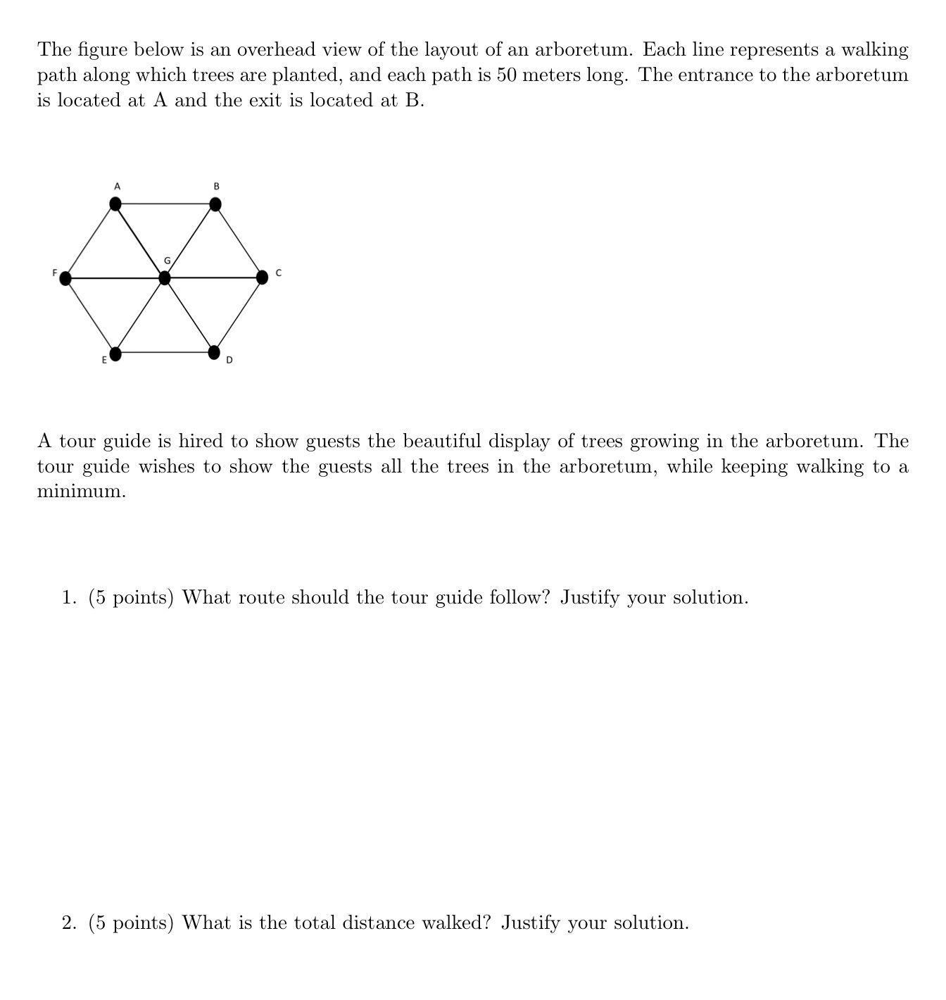 The gure below is an overhead View of the layout