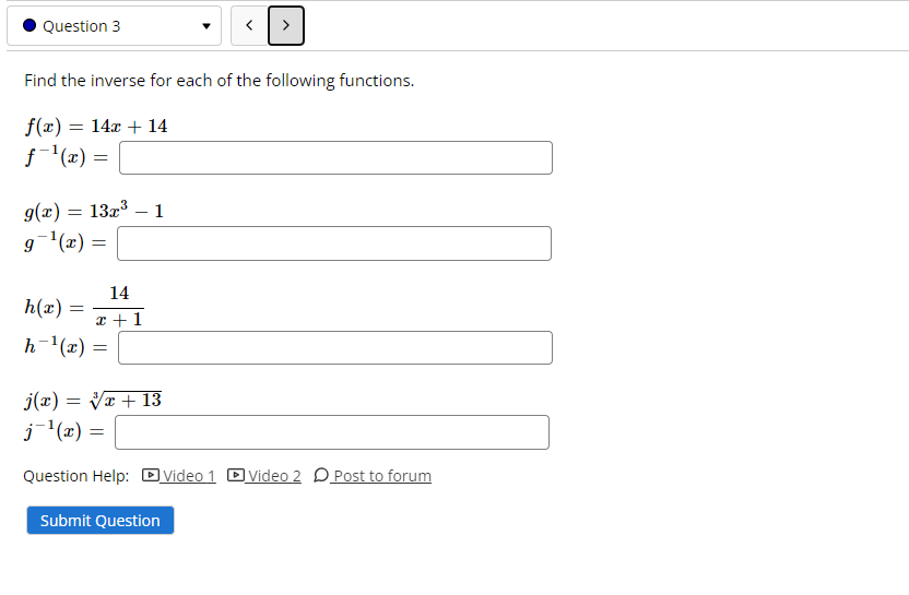 . Question 1 < c - 2 Which of the following would