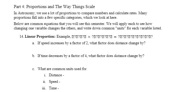Part 4: Proportions and The Way Things Scale In
